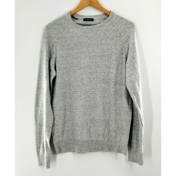 Selected Homme Women's Grey Knit Sweater‎ Size L - Picture 1 of 5
